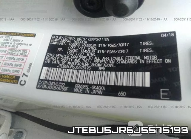 JTEBU5JR6J5575193 фото 10