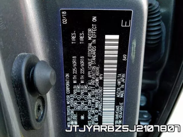 JTJYARBZ5J2107807 фото 2