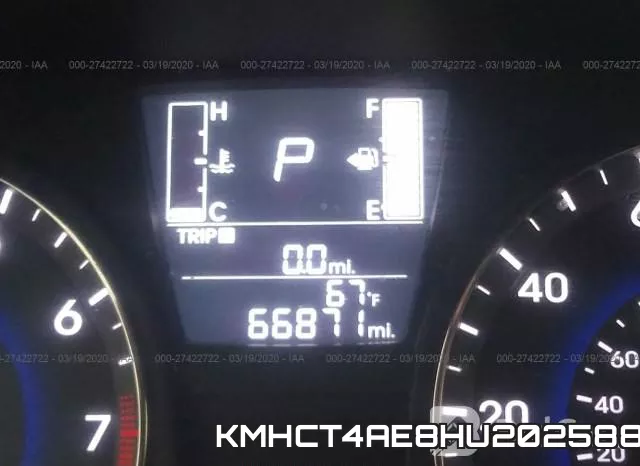 KMHCT4AE8HU202588 фото 8