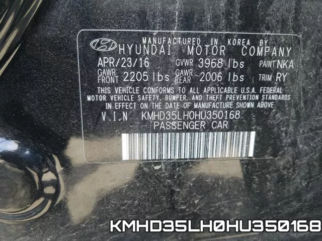 KMHD35LH0HU350168 фото 2