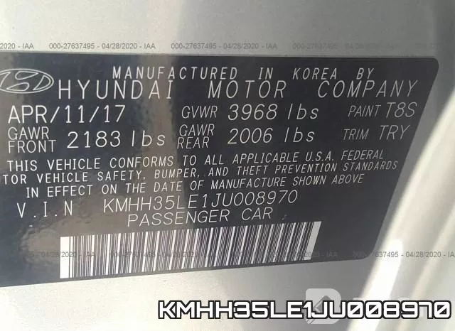 KMHH35LE1JU008970 фото 10