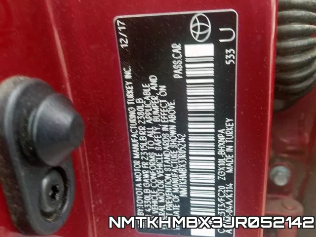 NMTKHMBX3JR052142 фото 2