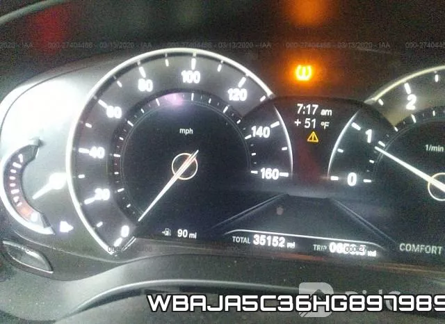 WBAJA5C36HG897989 фото 8