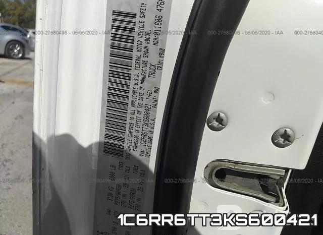 1C6RR6TT3KS600421 фото 10