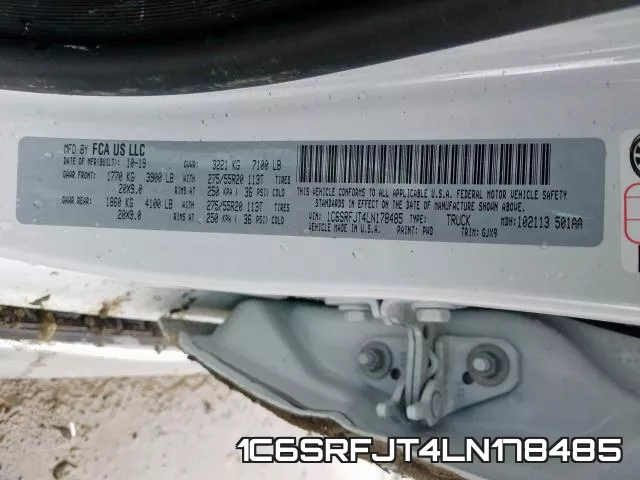1C6SRFJT4LN178485 фото 2