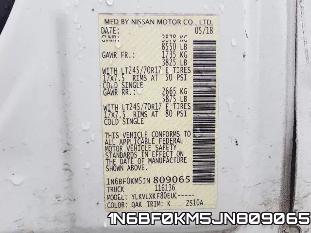 1N6BF0KM5JN809065 фото 2