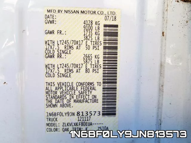 1N6BF0LY9JN813573 фото 2