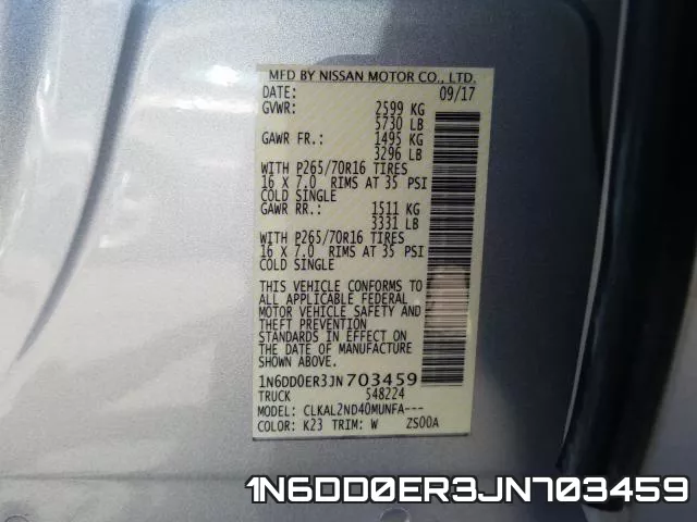 1N6DD0ER3JN703459 фото 2