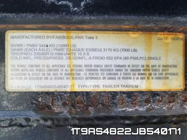 1T9AS4822JB540171 фото 2