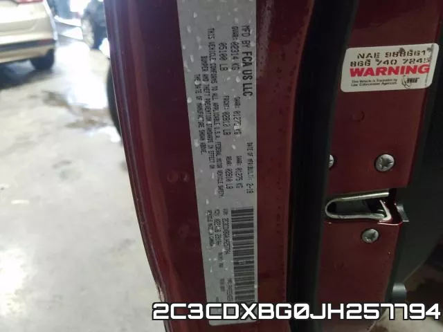 2C3CDXBG0JH257794 фото 2
