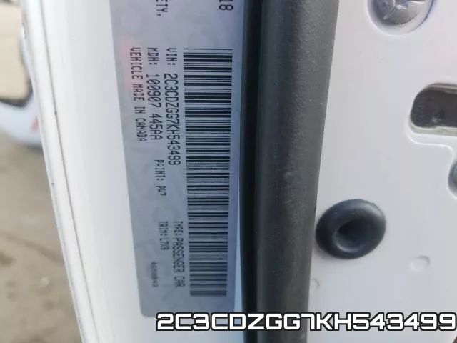 2C3CDZGG7KH543499 фото 2