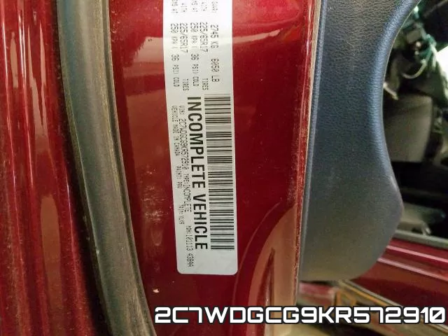 2C7WDGCG9KR572910 фото 2