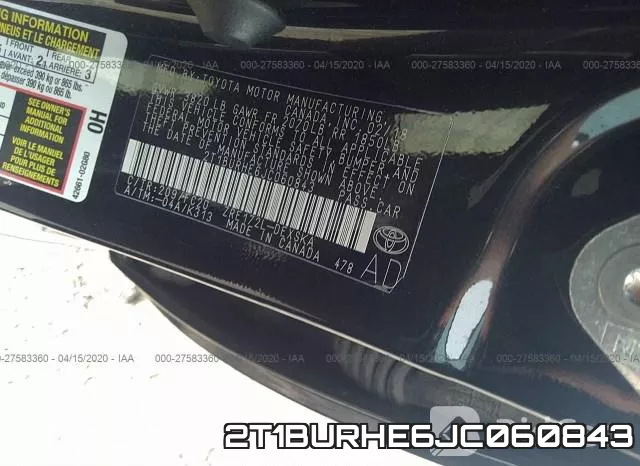 2T1BURHE6JC060843 фото 10