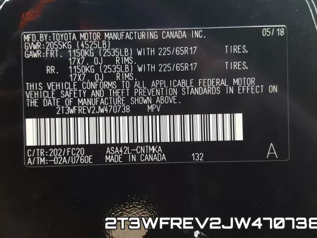 2T3WFREV2JW470738 фото 2