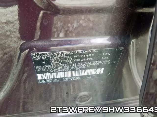 2T3WFREV9HW336643 фото 2