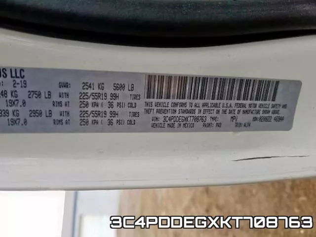 3C4PDDEGXKT708763 фото 2
