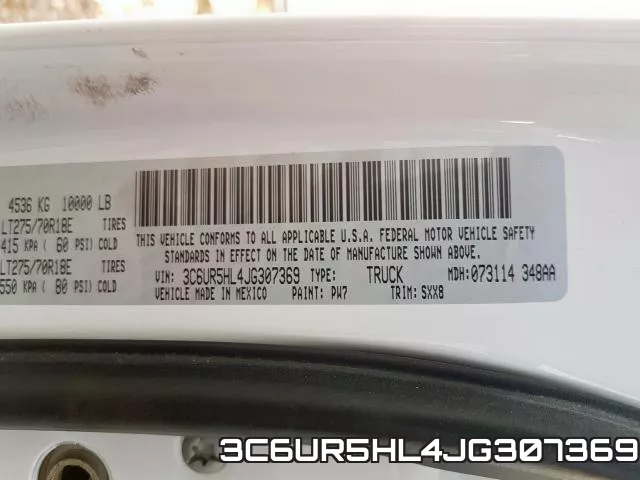 3C6UR5HL4JG307369 фото 2