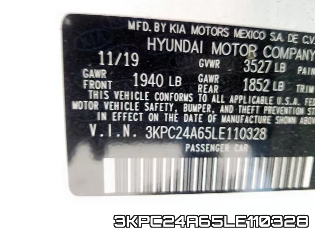3KPC24A65LE110328 фото 2