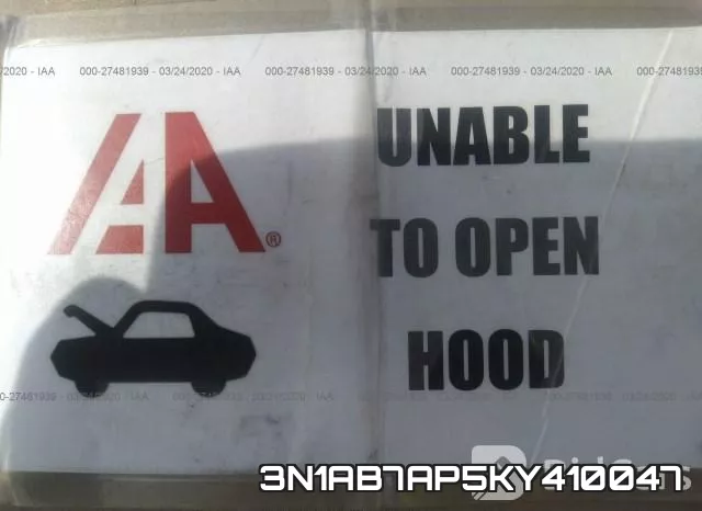 3N1AB7AP5KY410047 фото 2
