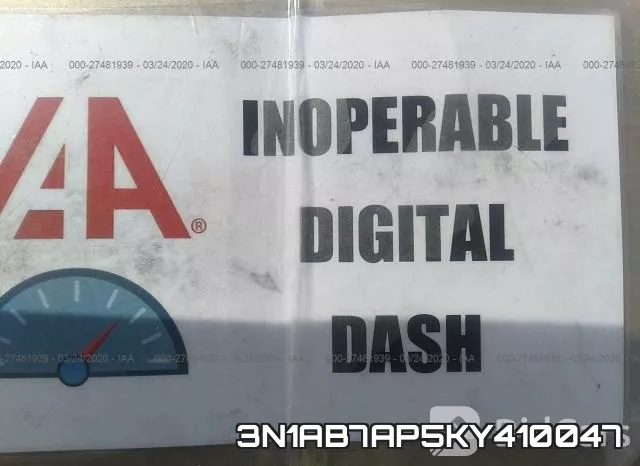 3N1AB7AP5KY410047 фото 8