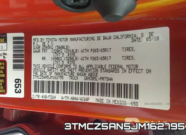 3TMCZ5AN5JM162795 фото 10