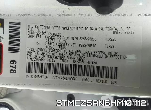 3TMCZ5AN6HM101112 фото 10