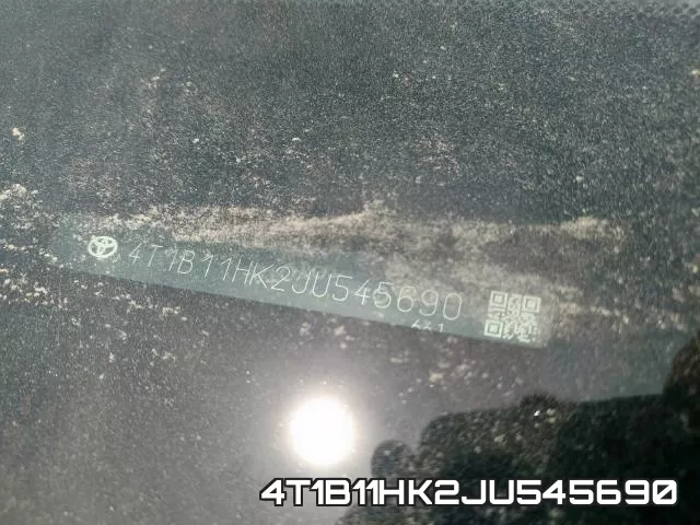 4T1B11HK2JU545690 фото 2