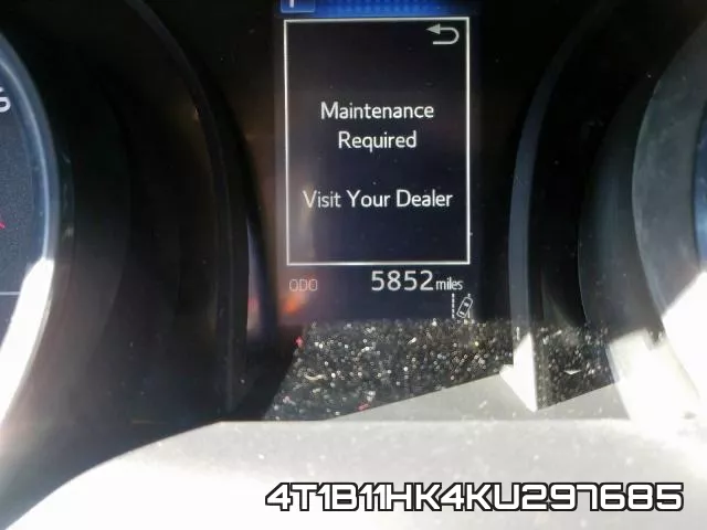 4T1B11HK4KU297685 фото 9