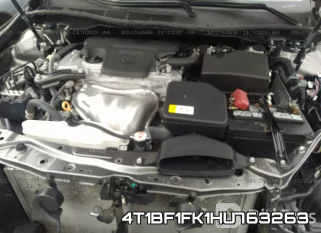 4T1BF1FK1HU763263 фото 2