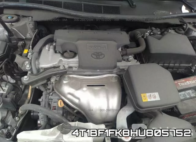 4T1BF1FK8HU805752 фото 2