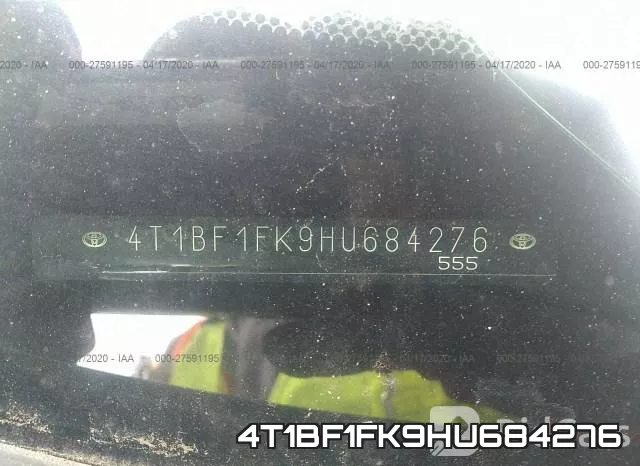 4T1BF1FK9HU684276 фото 10