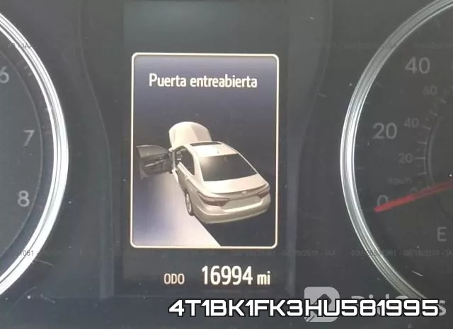 4T1BK1FK3HU581995 фото 8