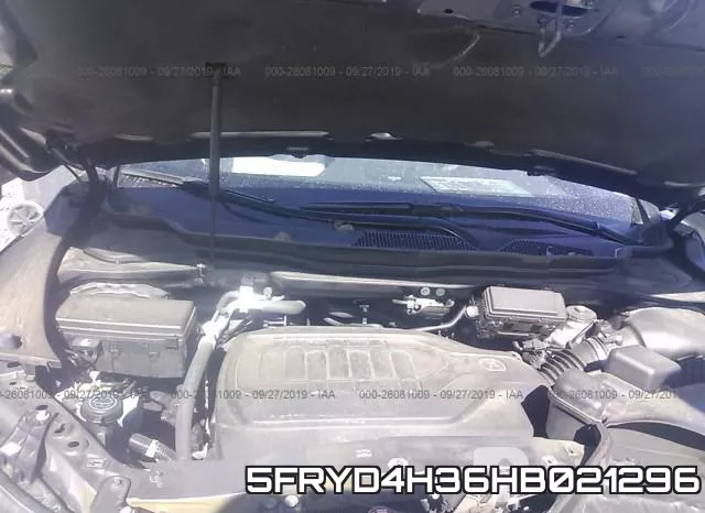 5FRYD4H36HB021296 фото 2