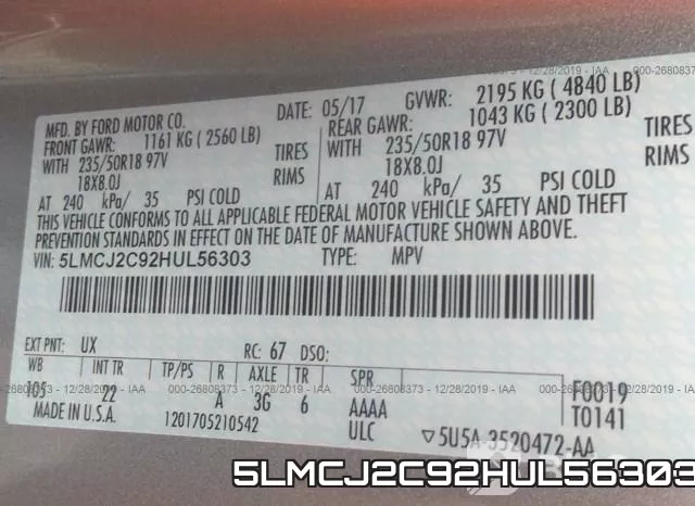 5LMCJ2C92HUL56303 фото 10