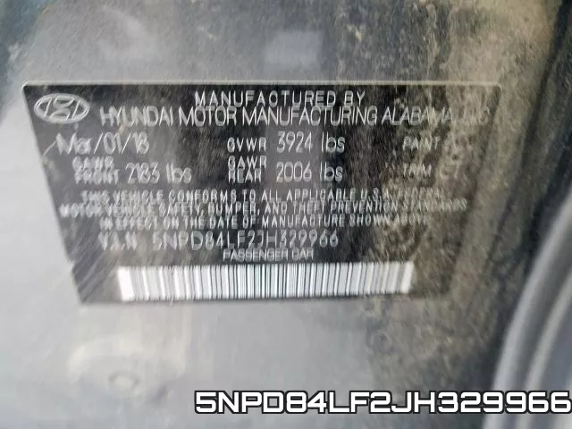 5NPD84LF2JH329966 фото 2