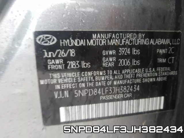5NPD84LF3JH382434 фото 2