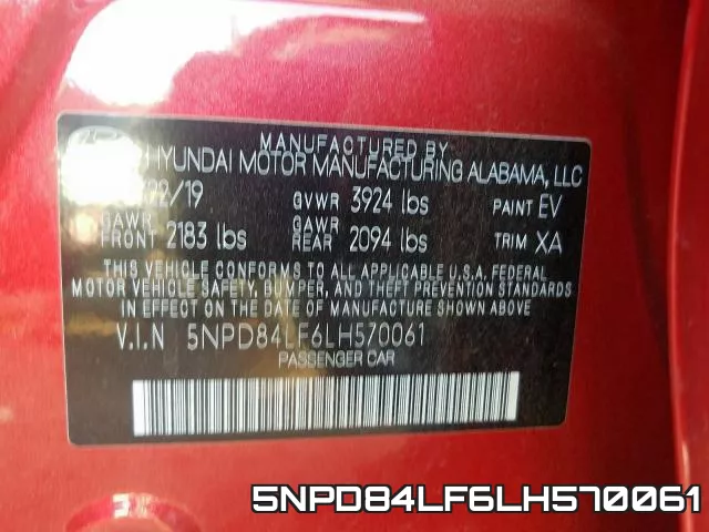 5NPD84LF6LH570061 фото 2