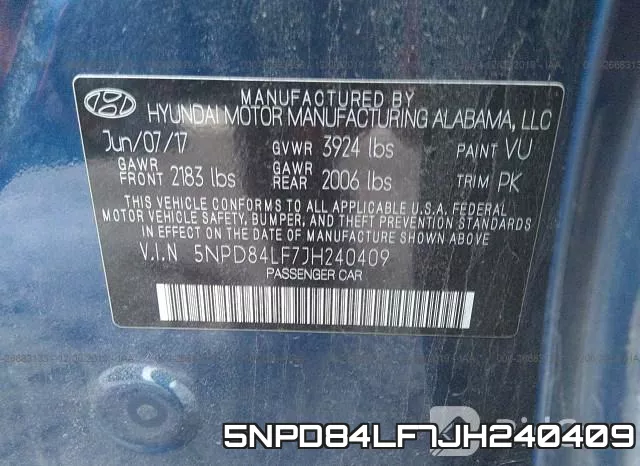 5NPD84LF7JH240409 фото 10