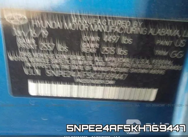 5NPE24AF5KH769447 фото 10