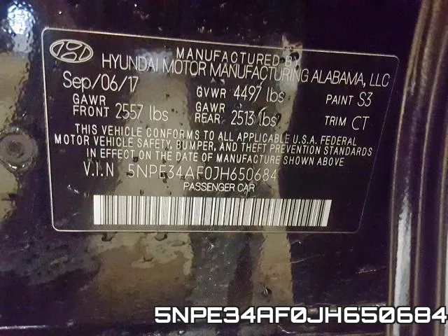 5NPE34AF0JH650684 фото 2