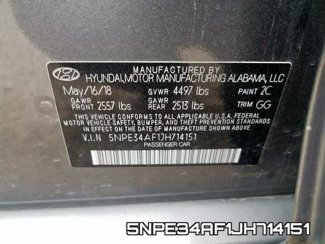5NPE34AF1JH714151 фото 2
