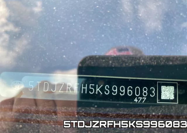 5TDJZRFH5KS996083 фото 2