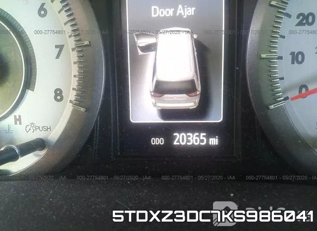 5TDXZ3DC7KS986041 фото 8