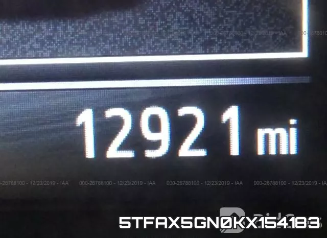 5TFAX5GN0KX154183 фото 8