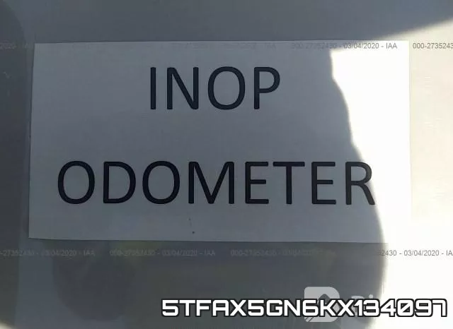 5TFAX5GN6KX134097 фото 8