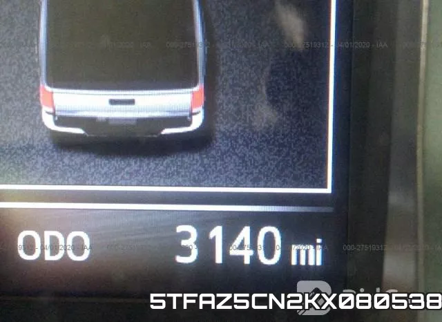 5TFAZ5CN2KX080538 фото 8