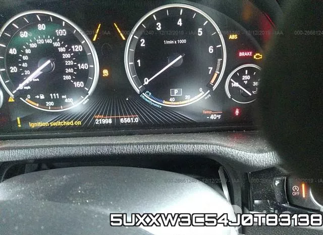 5UXXW3C54J0T83138 фото 8