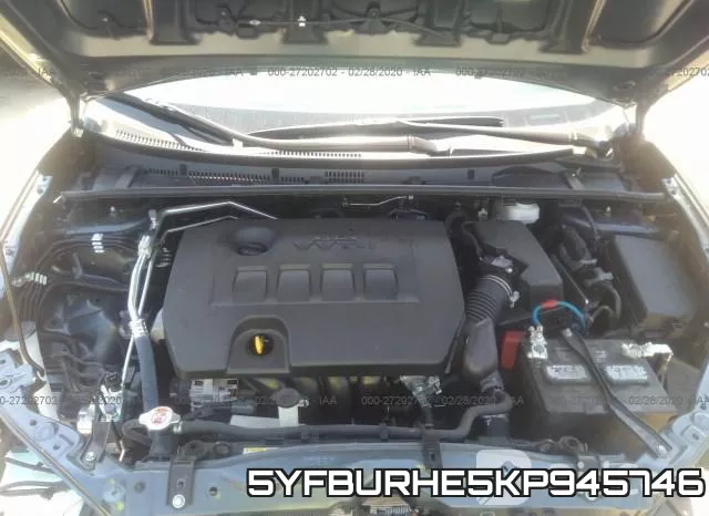 5YFBURHE5KP945746 фото 2
