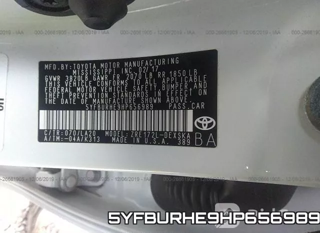 5YFBURHE9HP656989 фото 10