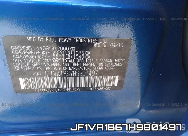 JF1VA1B67H9801497 фото 10
